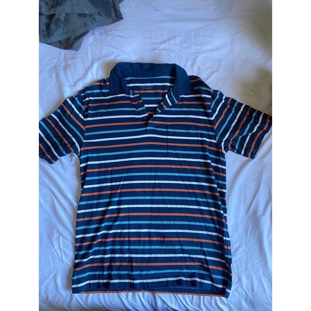 Patagonia mens S striped polo shirt